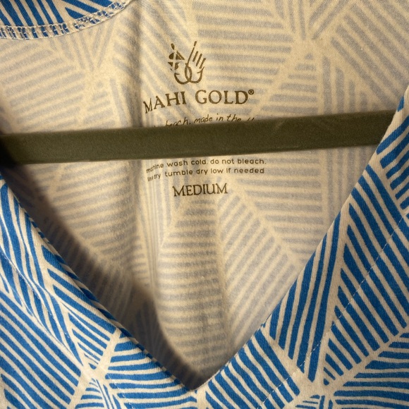 Mahi Gold blue dress - Picture 2 of 3